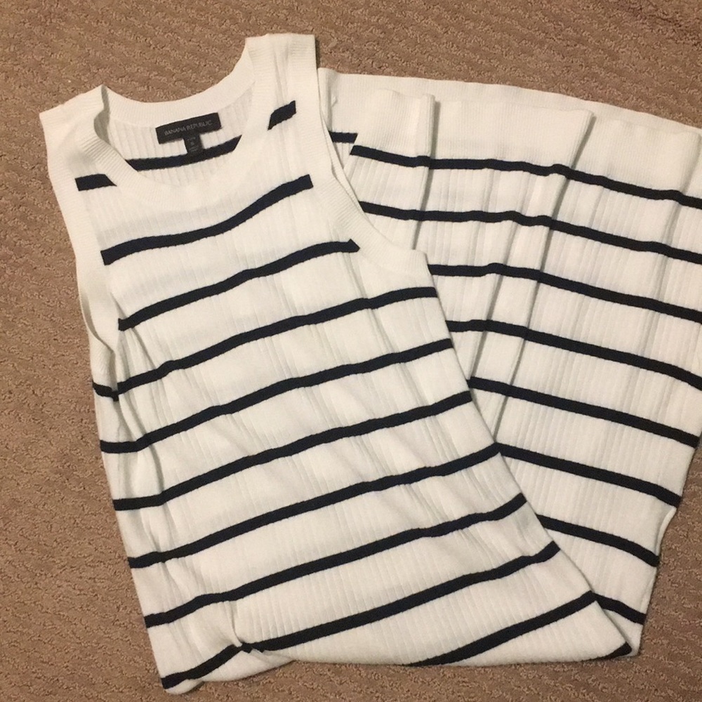 Petite Stripe Knit Dress